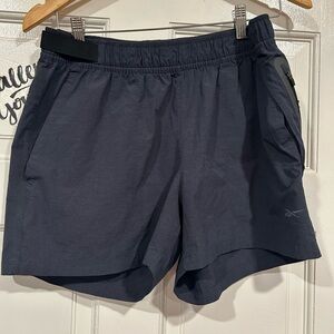 Reebok Women's Navy Athletic Shorts